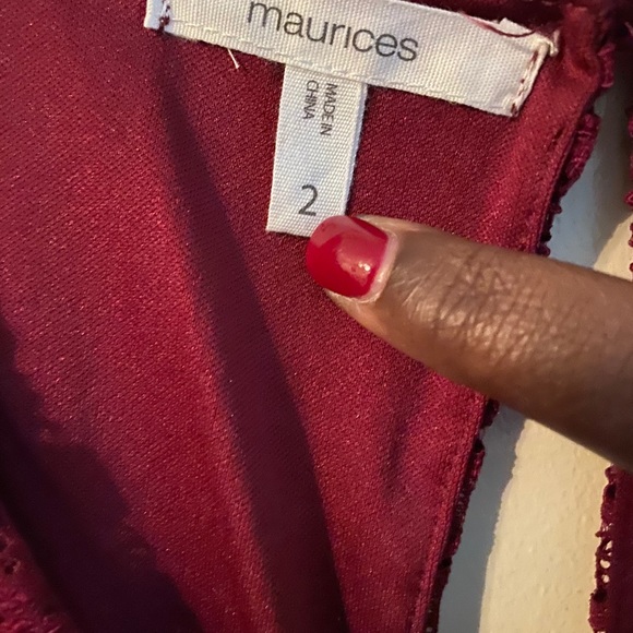 Maurices Lace Romper - Picture 2 of 3